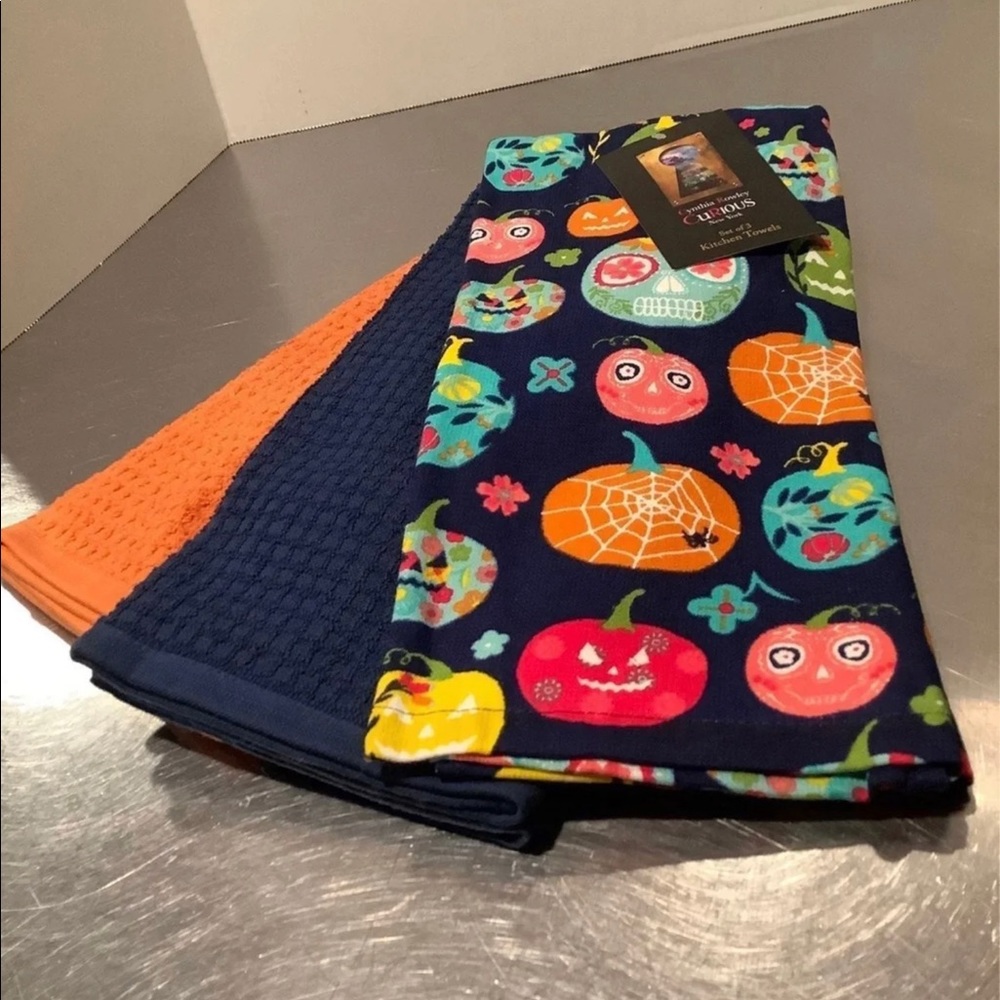 Halloween pumpkin towels 3- pack